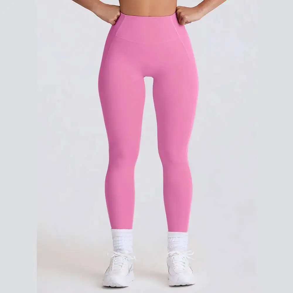 

Seamless Peach Butt Lifting Yoga Leggings High Waist Tummy Control Workout For Women Inch Gym Running Athletic Shorts