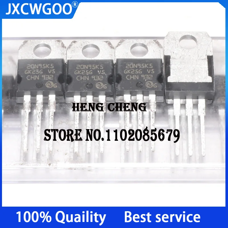 10PCS 100%New Original STP20N95K5 20N95K5 TO-220