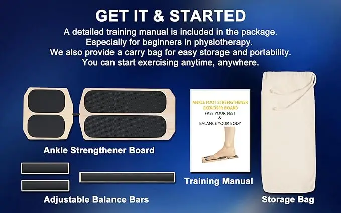 Ankle Strengthener Balance Board Foot Strengthener Trainer Ankle Exerciser for Stability Training