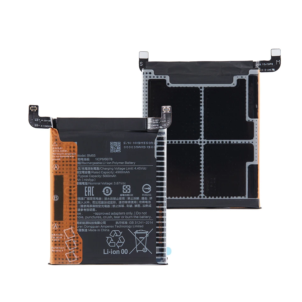 Batería de repuesto BM55 de 5000mAh para Xiaomi Mi 11 Pro, 11 Pro, 11 Ultra 5