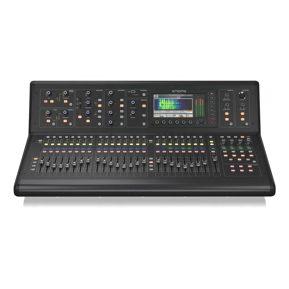 Midas M32 Live Digital Console 32 XLR Inputs Music Equipment Line Array Speaker System Audio Digital Mixer Stage