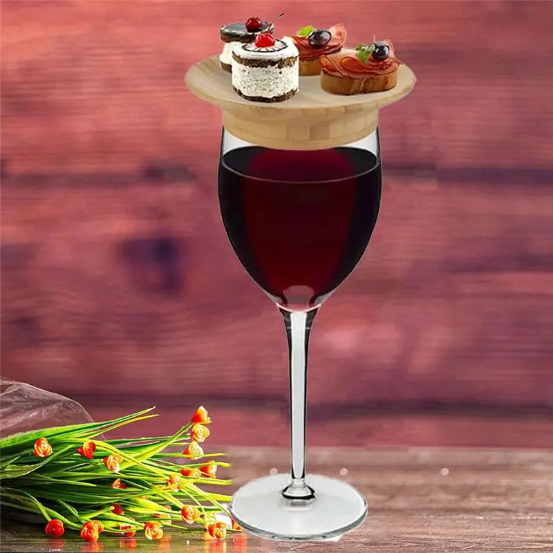 FLYY-Wine Glass Charcuterie Topper, Weinglas-Charcuterie-Brett-Topper, Weinglas-Untersetzer für Vorspeisenplatten, 3 Stück – Detail 3