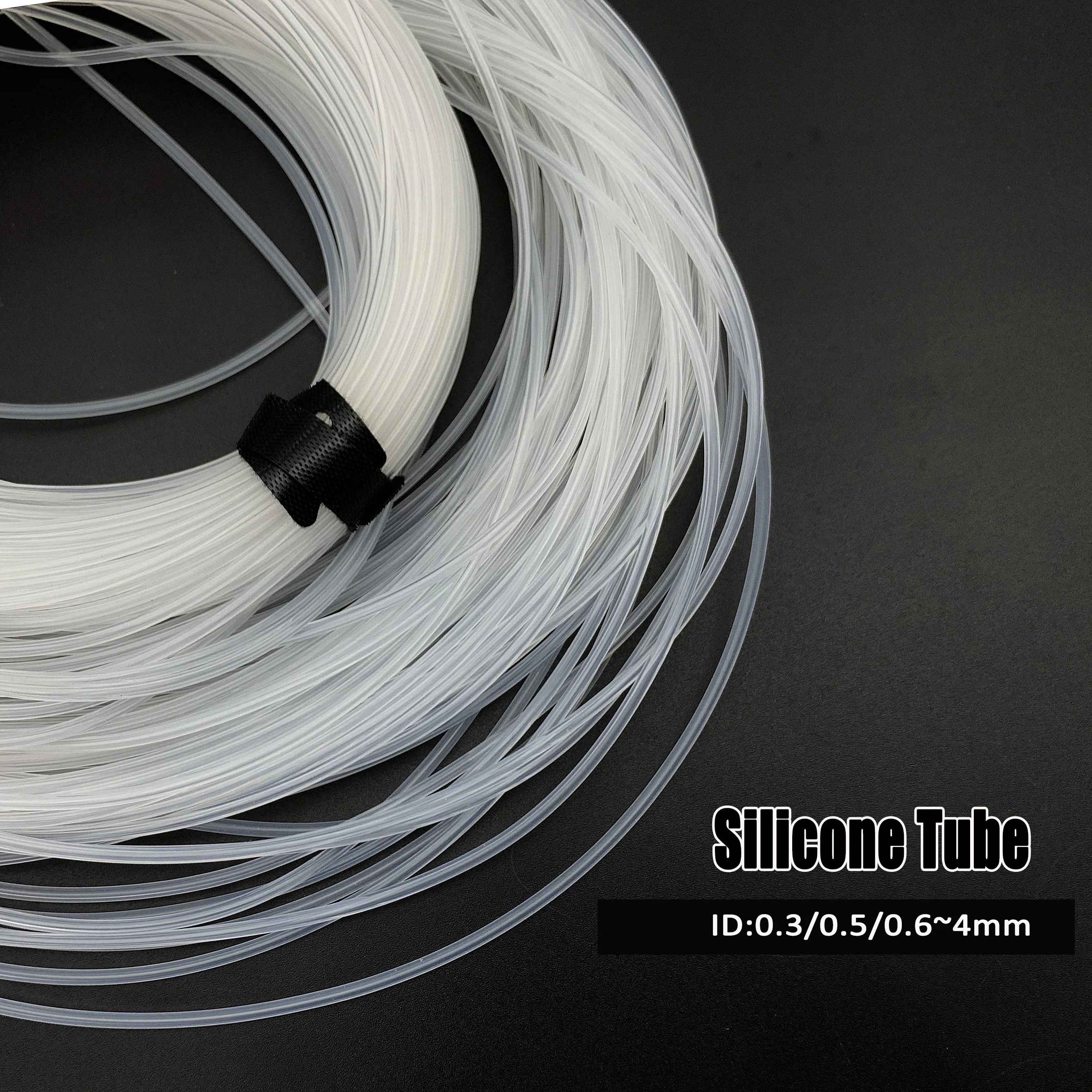 

ID 0,3–4 мм Пищевая прозрачная капиллярная силиконовая трубка Термостойкая Химическая прозрачная пищевая трубка