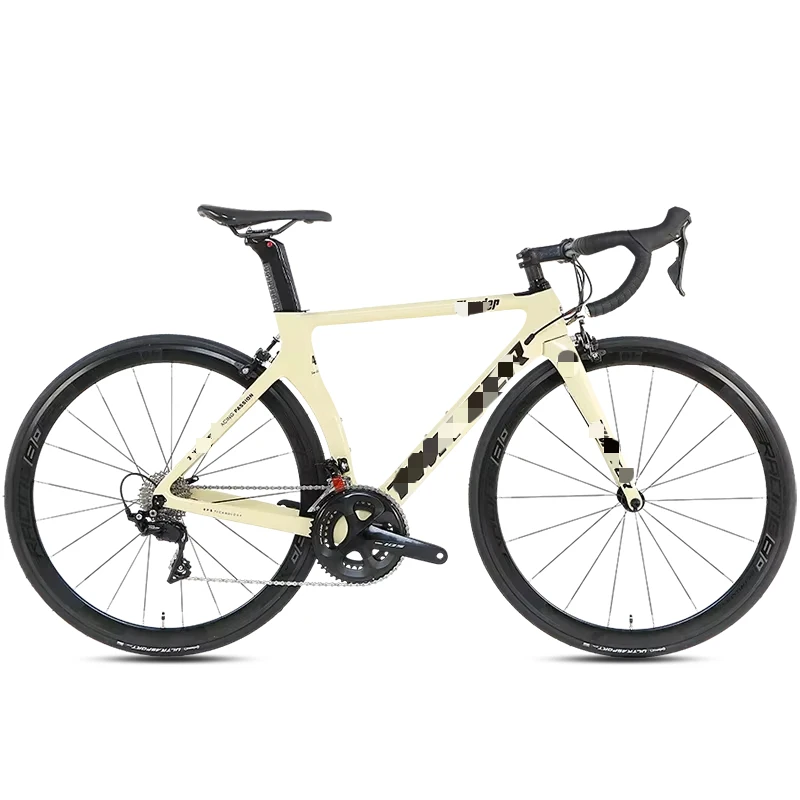 EER Twitter Thunder-C 21-Speed 700c Red Unisex 46cm Lightweight Road Bike Carbon Fiber Frame with Aluminum Forks Suitable for Ra