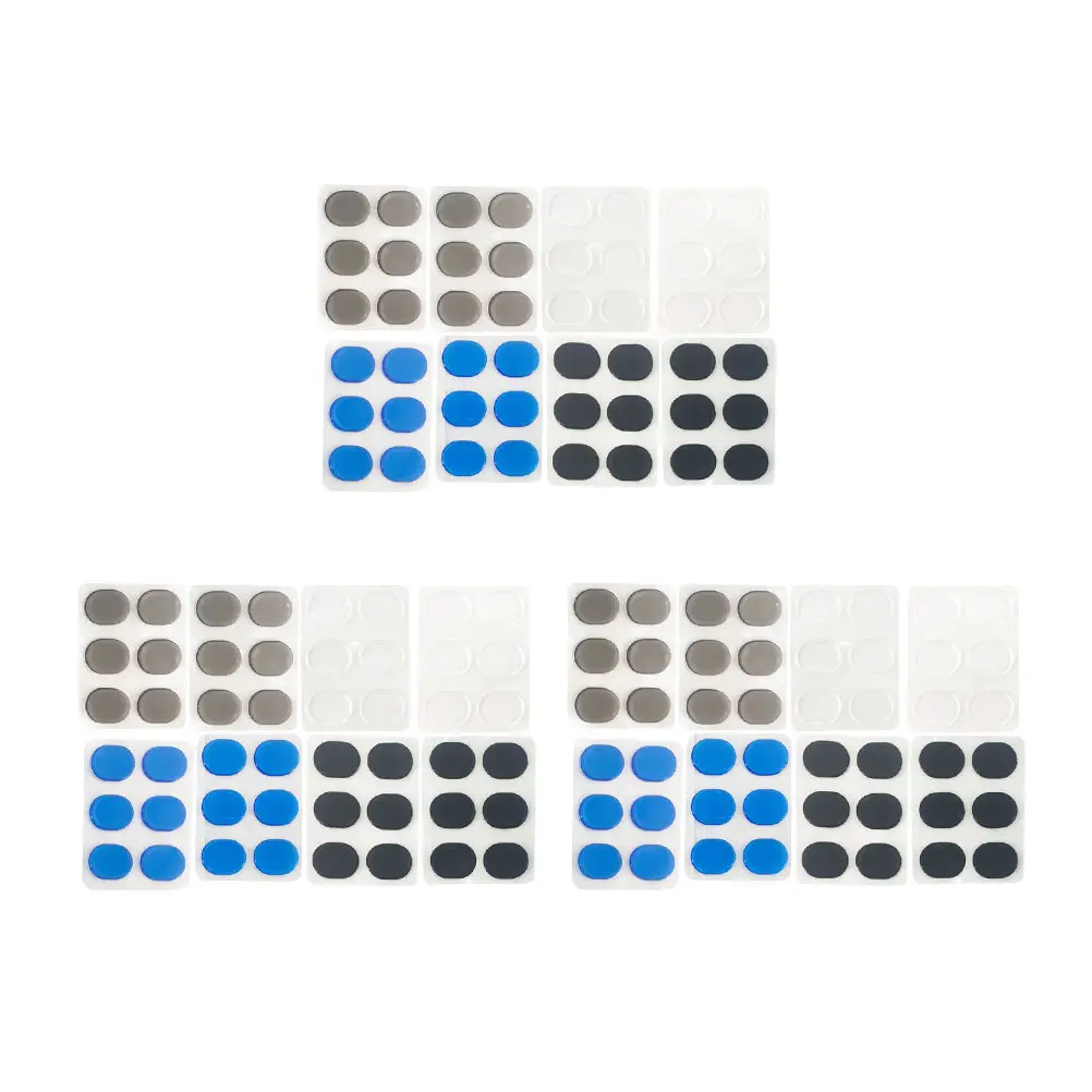 

48pcs Silicone Drum Dampeners Reusable Sound Control Drum Silencers Assorted Colors Easy Install No Residue Dampening Gel Pads