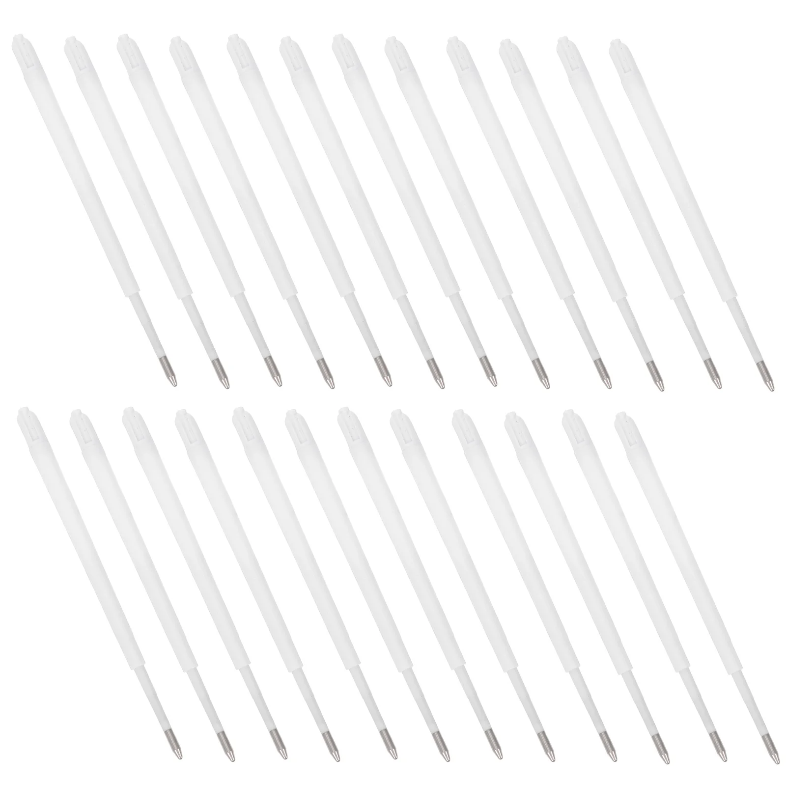 

100Pcs Ballpoint Pen Refills Click Blue Ink Smooth Writing High Capacity Material Office Supplies Blue Ink Refill