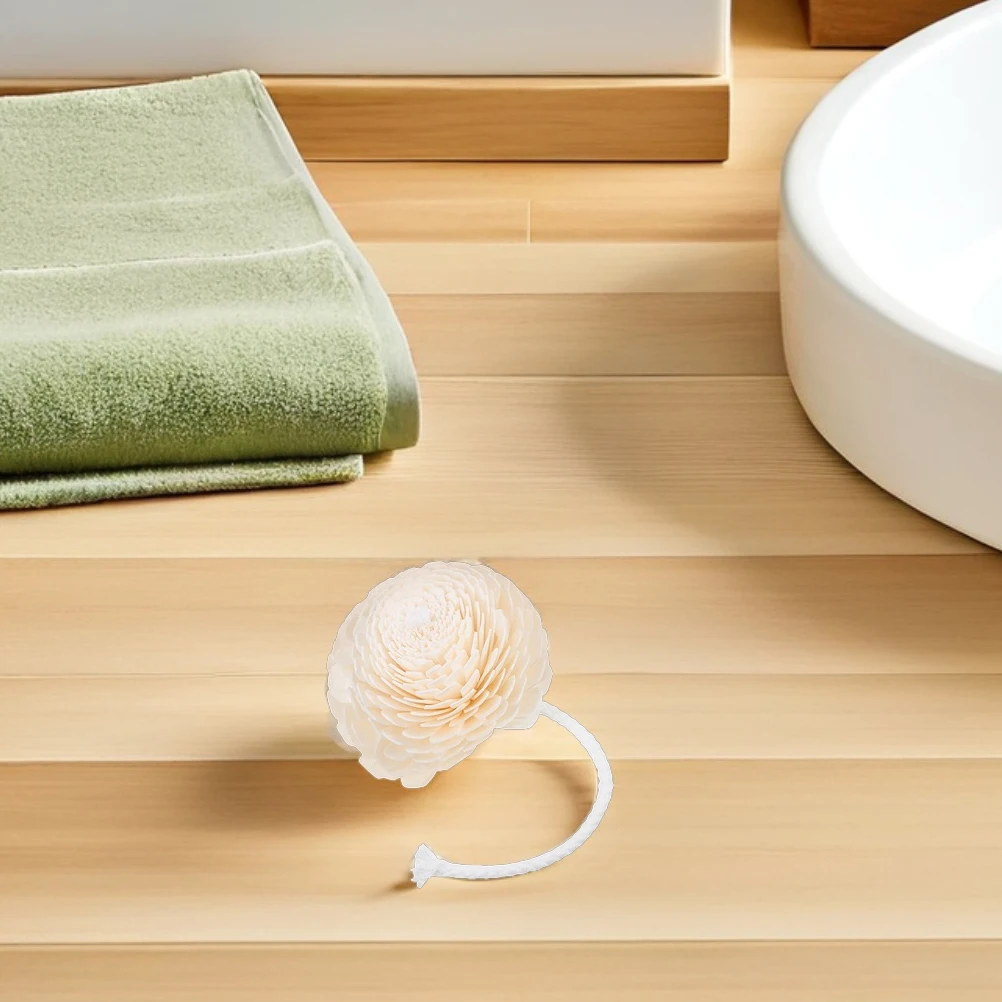 

3pcs Aroma Diffuser Flower Heads Evaporation Design Cotton Rope For Even Scent Distribution Home Room Decor Faux Flower Oil