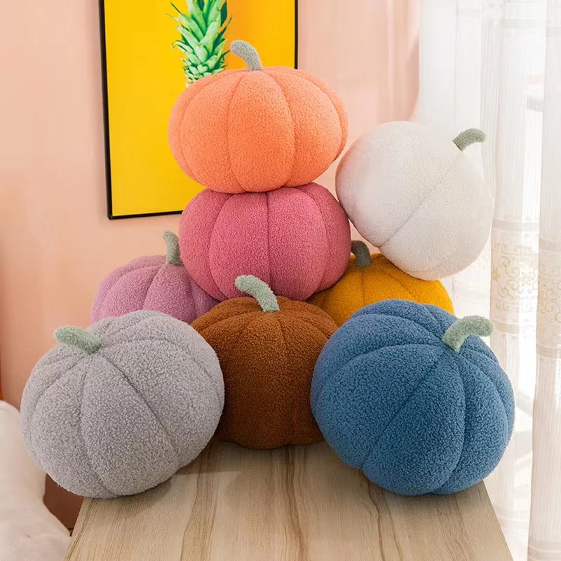 Promotion Ins Hot Sale Funny Pumpkin Pillow Creative Special-shaped Sofa Cushion Halloween Decoration Cute Children Plush Toys