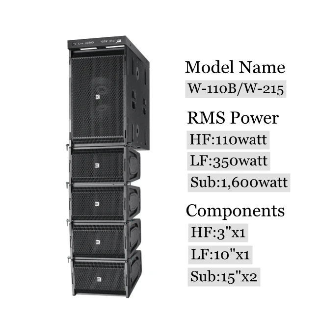 

Wholesale Factory Fashion Sound System 10'' Line Array