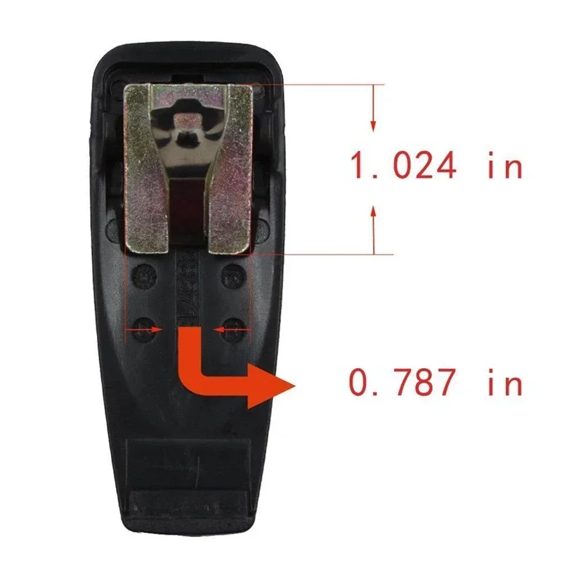 Per MOTOROLA GP328/GP338/GP380/GP340 HT750 Radio bidirezionale Walkie Talkie J6482A Clip radio Robusta clip da cintura