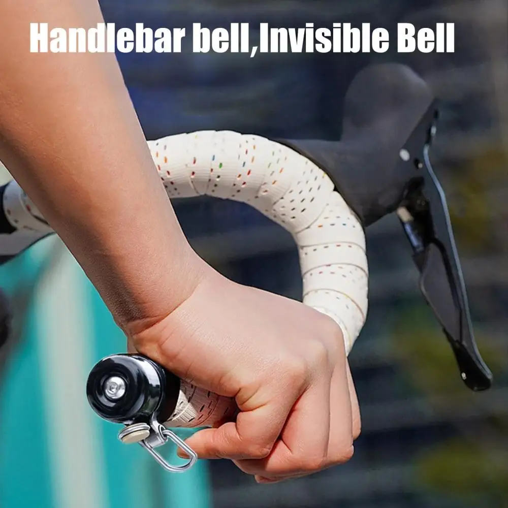 Bicycle Handlebar Plug Bell MTB Road Bike Curved Handlebars Blocked Bell Waterproof Loud Alarm Safety Horn Bicycle Accessories image 5