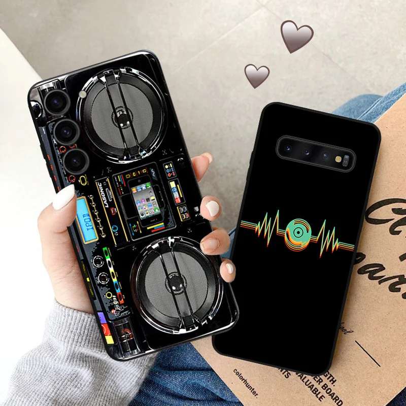 Great Dj Art Music Silicone Black Phone Cases for Samsung Galaxy S23 Ultra 5G S22 S21 S20 FE Plus Note 20 10 9 8 S10 Lite Cover