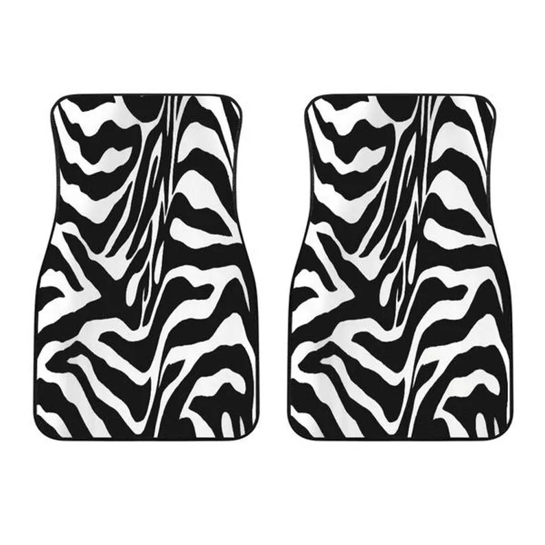 

Zebra Print, Front Car Floor Mats, Custom Made, Housewarming Gift, Auto Accessory, Car Accessories, Custom Car Mat, Car Decor, F