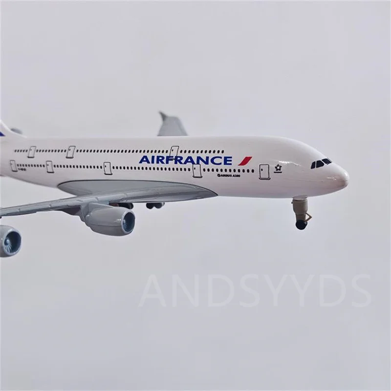 

A380 Model Air France Airways 20cm Airplane Metal Aircraft Alloy Simulation 1/400 Scale Plane Collected Display Gift Home Decor