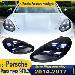 For Porsche Panamera Headlights 970.1 970.2 Old to New 2010-2017 Upgrade 2022 Matrix LED High quality Front HeadLight Car Lamp