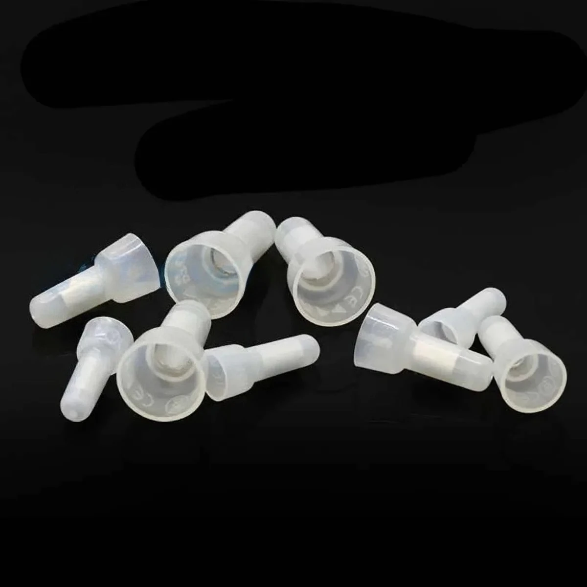 10~2000Pcs CE Type CE-1 CE-2 CE-5 CE-8 Wire Terminal Pressure Line Nylon66 Closed End Cap Connector Car Audio Cable Crimp Splice