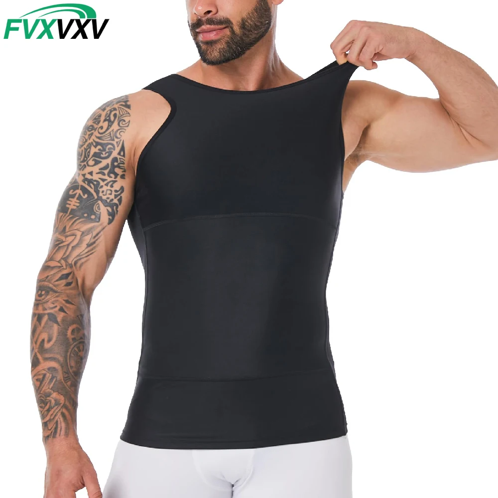 Crossfit Weight Vest - Men's Compression Tank Top Vest,Slimming Body
