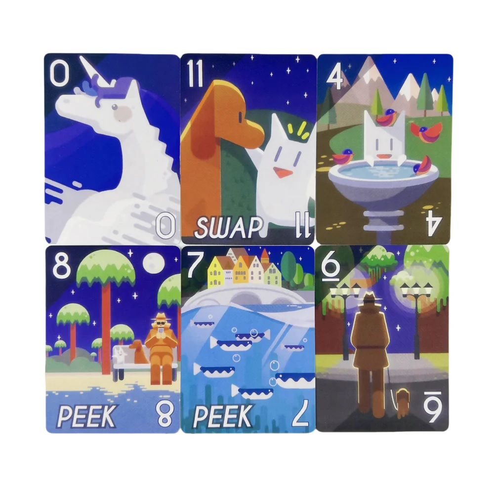 2 estilos cabo inglês edição de luxo cartão de jogo de tabuleiro 2-4 koa adulto e infantil reunião jogo de tabuleiro presentes de festa de feriado