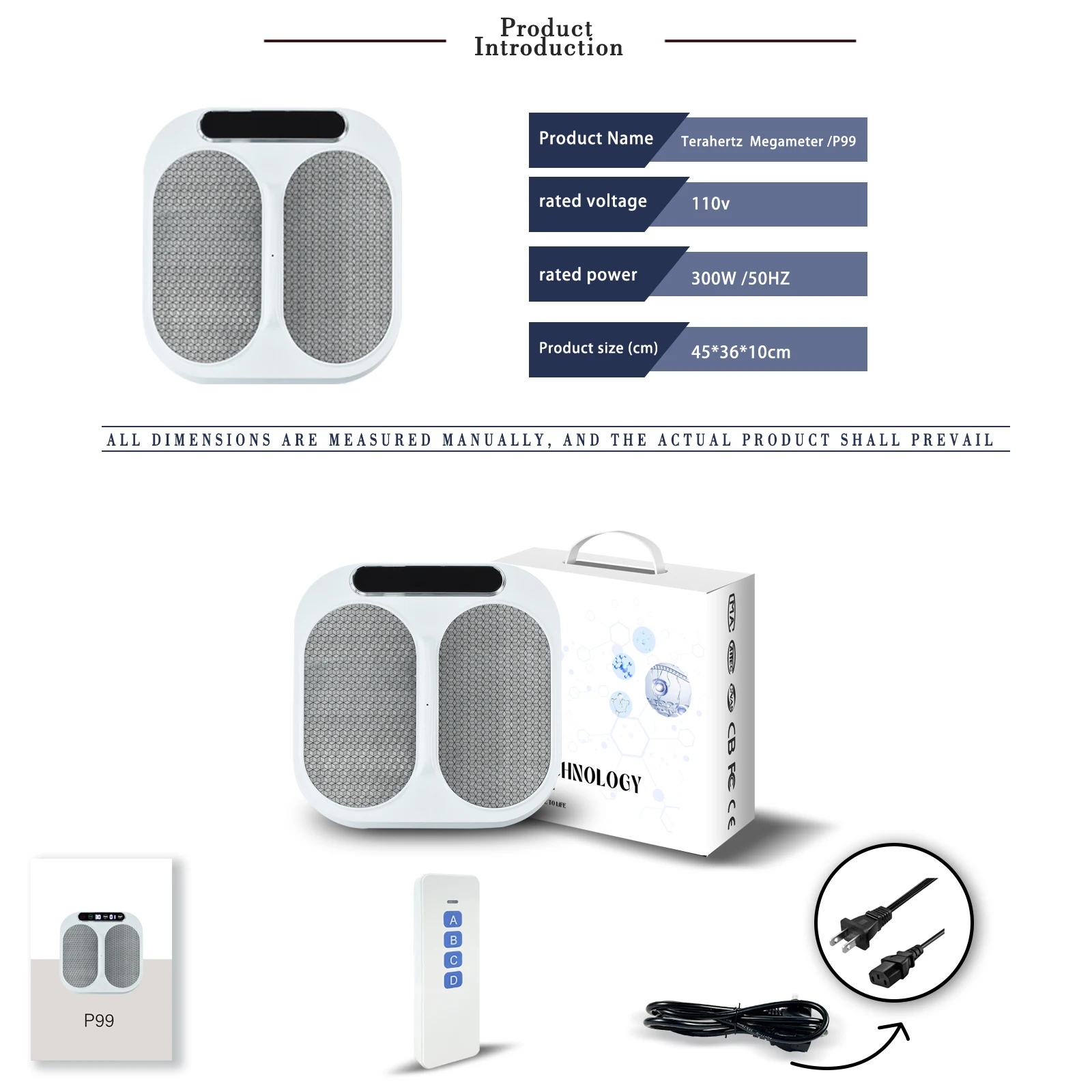Megameter Hyperthermia Terahertz Tera - P99 Blood Circulation Instrument Meridian Dredging Foot Massage Machine For Pain Relief - Image 6