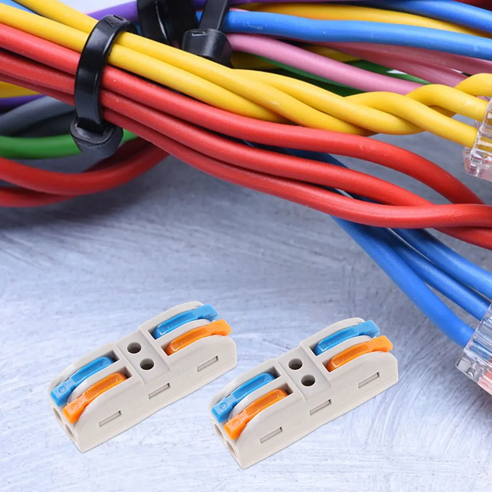 

18 Pcs Wire Connectors 222x18 Quick Splice Terminal Blocks Electrical Lever Nut Connectors Kit Compact Size Home Automotive