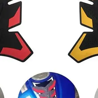 

Motorcycle Oil Tank Stickers Car-styling 3D Carbon Fiber Motorcycle Tank Pad Tankpad Protector Sticker Fish Bone Style