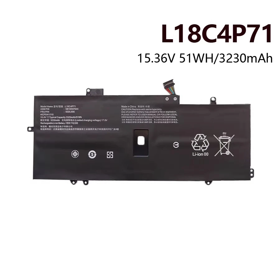 

For lenovo x1 7th 2019 tp00109a/b tp00110a l18c4p71 battery l18l4p71