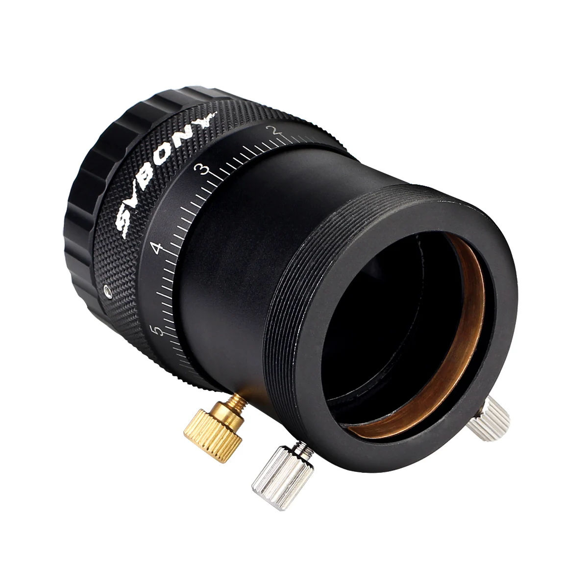 SVBONY-T Adaptador para Telescope Finder, Guia com Anel de Compressão de Latão, Ajuda o Foco, M42X0.75, SV108