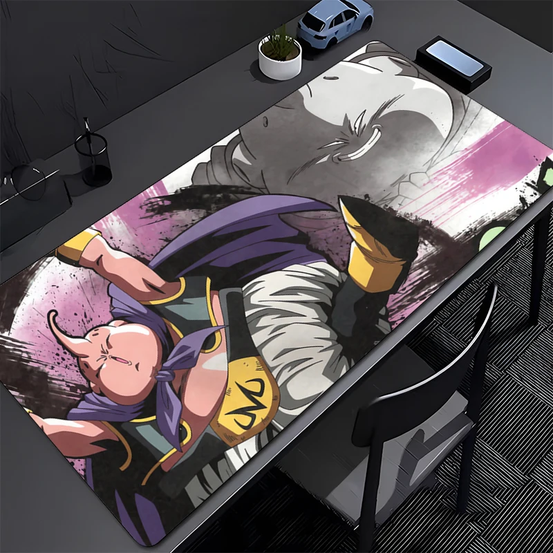 

Dragon Ball Majin Buu Gaming Mouse Pad Office Carpet Mouse Mats Gamer Rug Desk Accessories Computer Table Pad PC Anime Mousepad