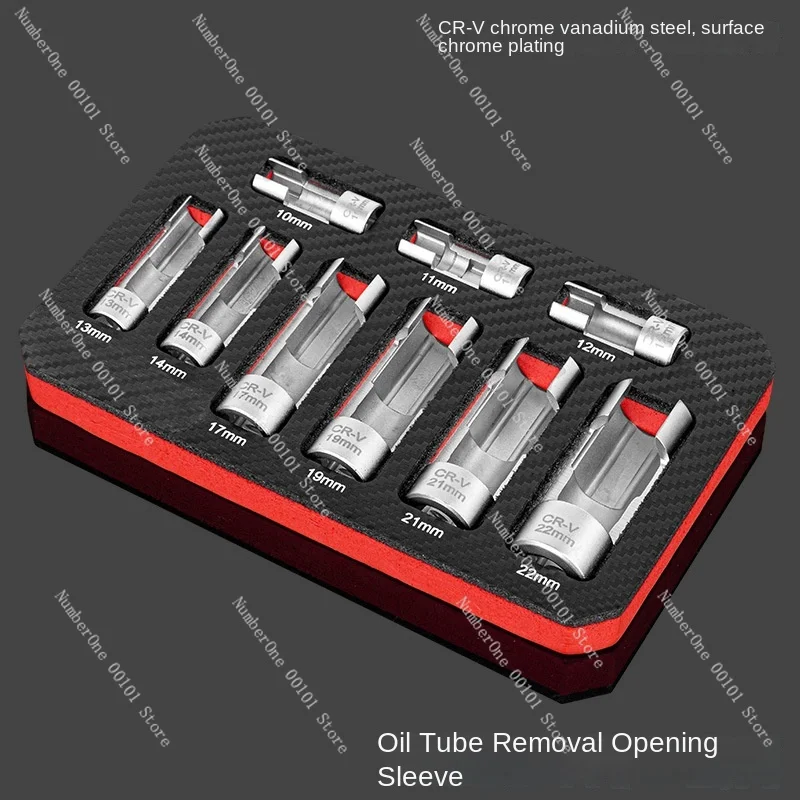 Open Tubing Removal Sleeve Slotted Oxygen Sensor Wrench Diesel Injector Tube Hexagonal Special Auto Repair Tools