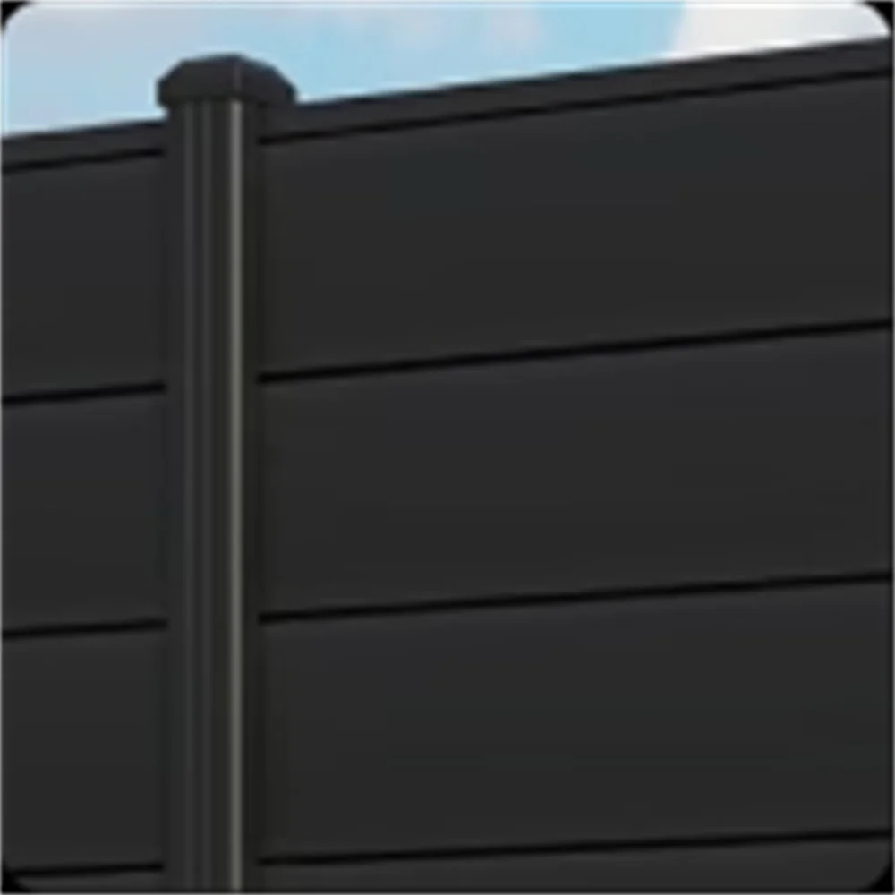 الألومنيوم سياج الخصوصية الأفقي تخصيص الربط لوحة الألومنيوم الألومنيوم آخر الديكور في الهواء الطلق شريحة الخصوصية شاشة الحائط