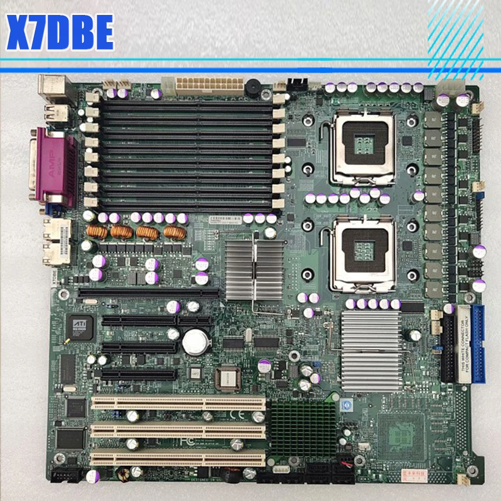 Server Motherboard For Supermicro X7DBE 771 Mainboard