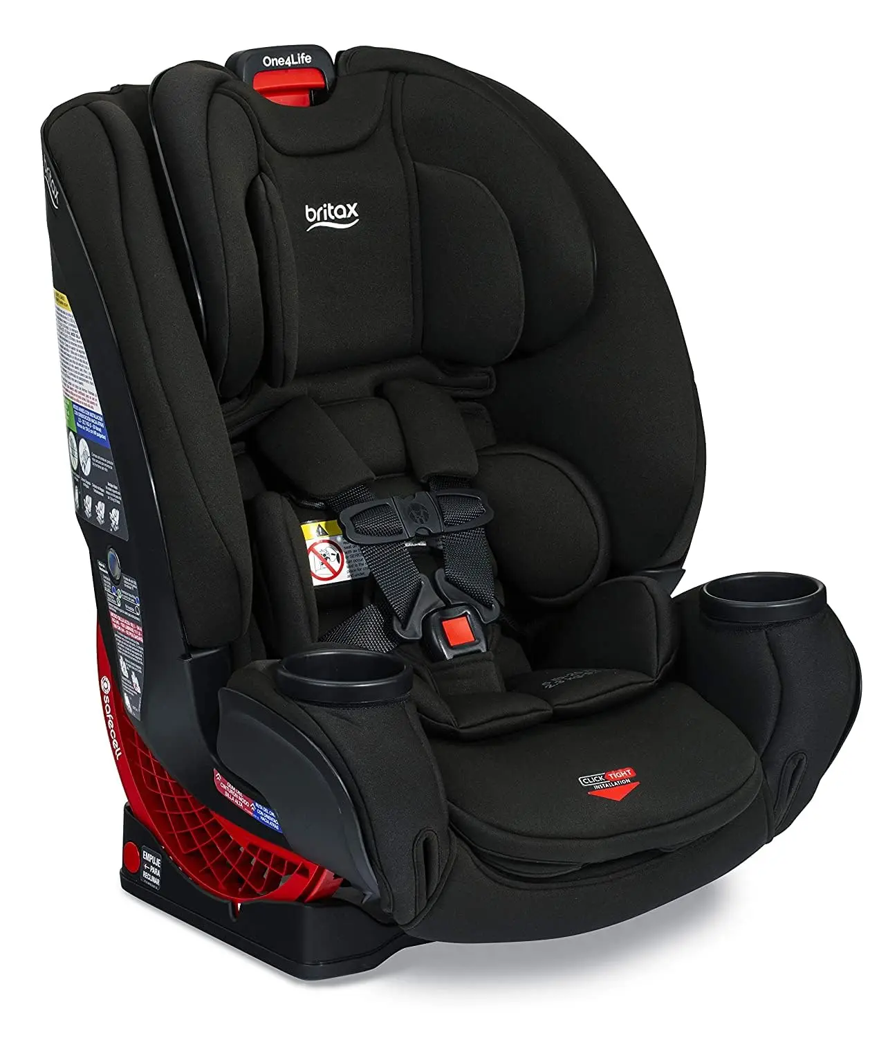 One4Life ClickTight All-in-One Car Seat, Eclipse Black