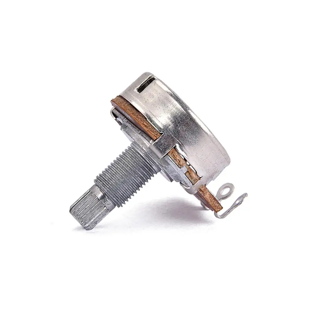 18mm Shaft A250K Guitar Potentiometer Carbon Film Audio Volume Control for Electric Guitar Tuning Pegs