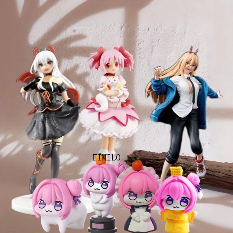 

Anime Jobless Reincarnation Action Figure Chainsaw Man Overlord Model Figure PVC My Cat Is A Kawaii Girl Collection Doro Toys
