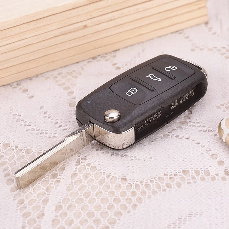 Car Remote Key Shell Key Case for VW Caddy Eos Golf Jetta Polo Tiguan Skoda Rapid Superb Octavia Fabia Seat ibiza Leon Key Cover