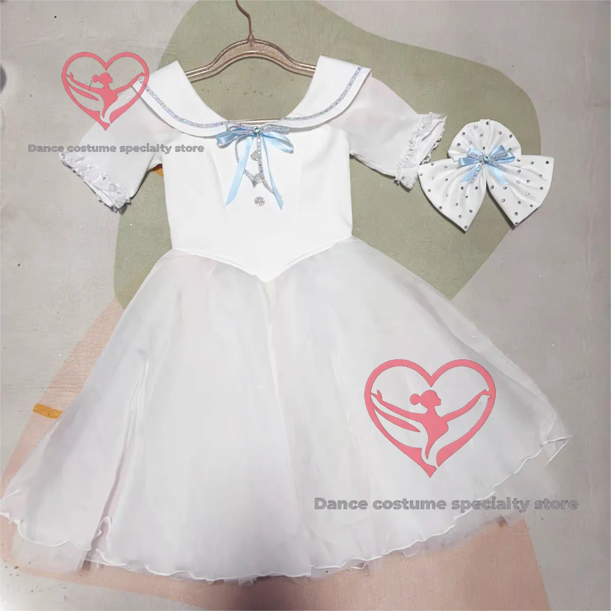 Graduation Gala Clara Ballet Performance Dress, Competition Costume, Tulle Dress, Stage Wear, Professionally Custom-Made by PDE