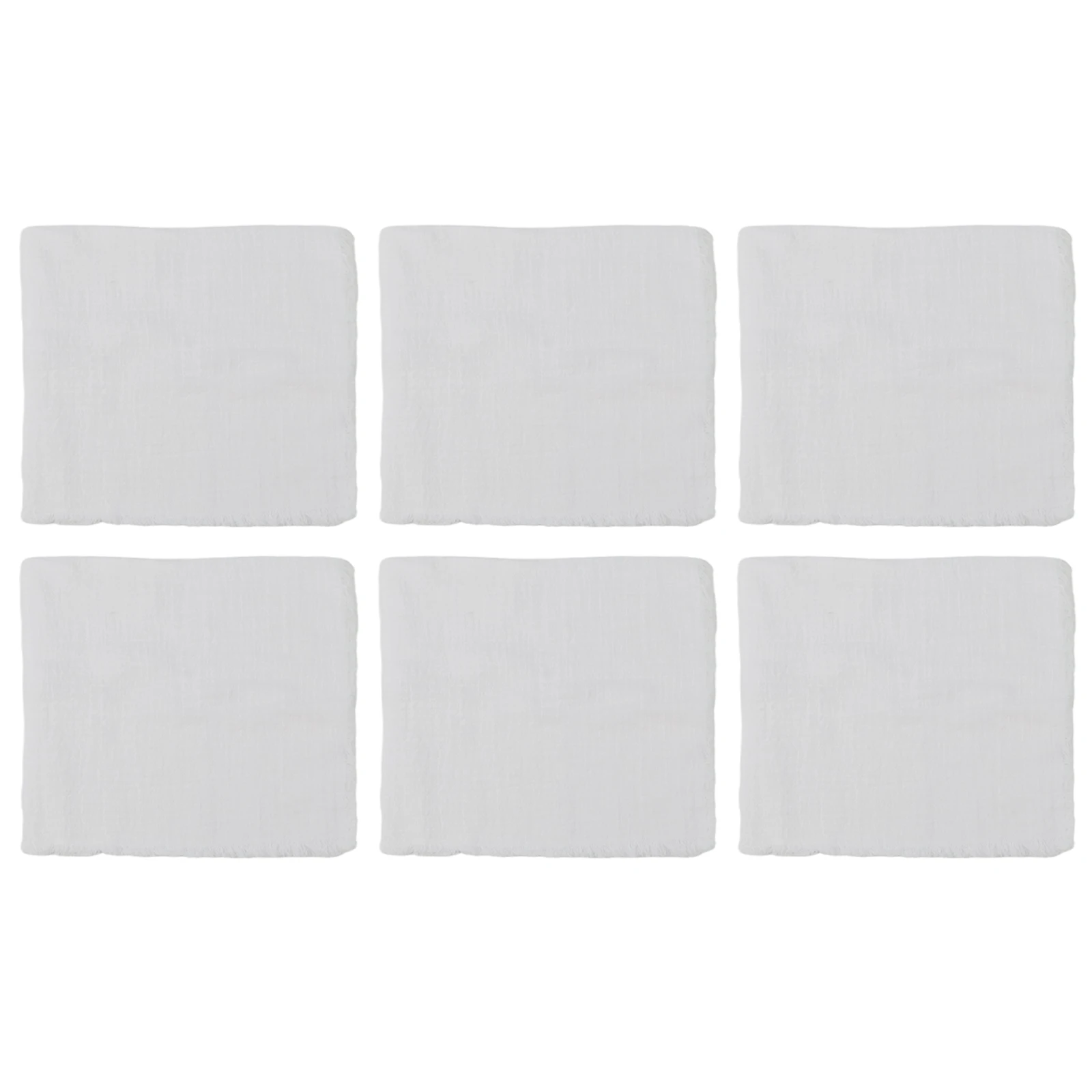 

6 шт. хлопковые салфетки скатерть чайное полотенце для свадьбы повседневный декор 42x42 см ужин чайное полотенце стол деревенская рождественская салфетка