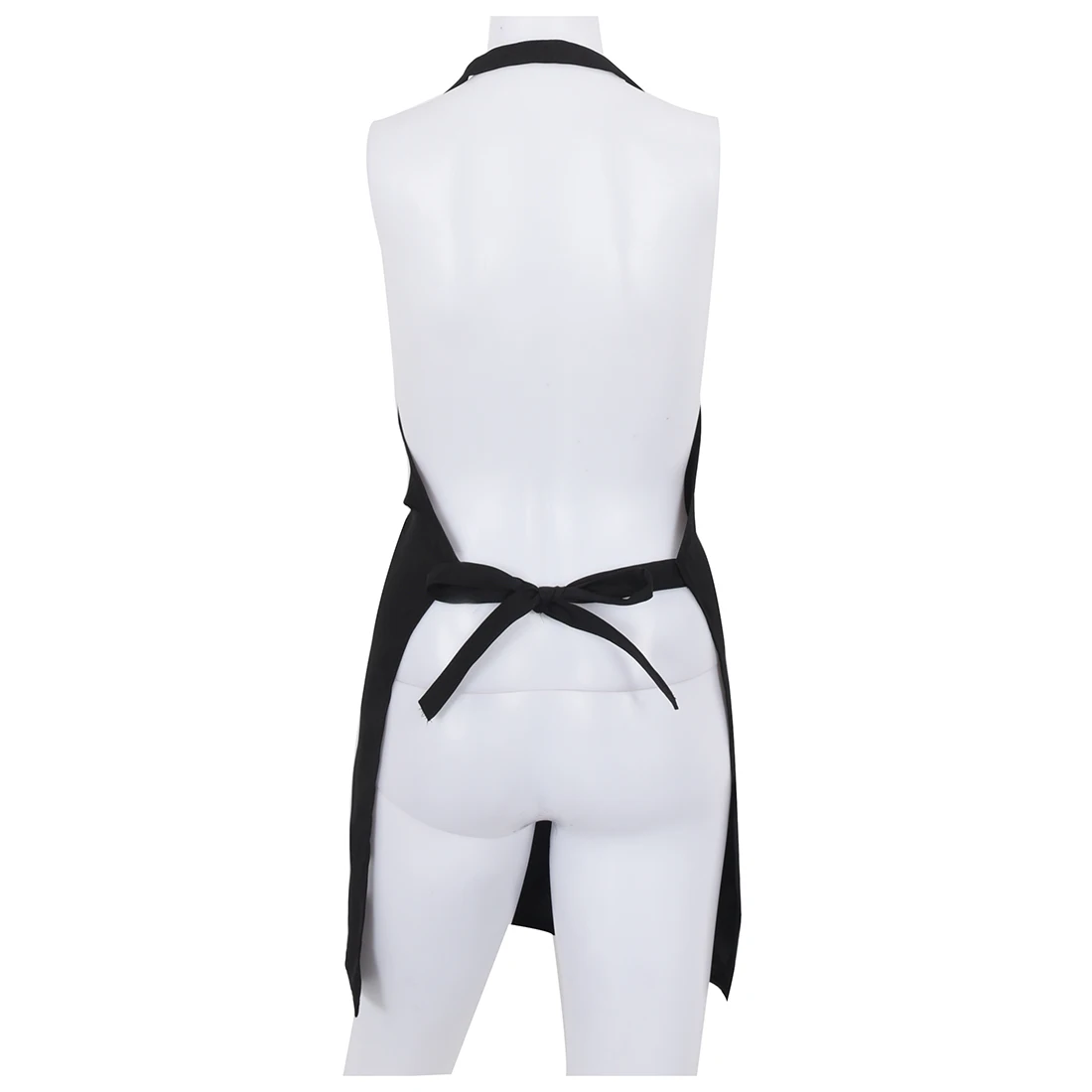 Avental liso com bolso frontal cozinha cozinhar artesanato cozimento preto HY