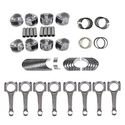 AP01 Pistons + Rods + Bearings For  Dodge Magnum Jeep Ram 1500 Chrysler 5.7 Hemi 2003-2008 5086002AB 5086010AB 5086011AB