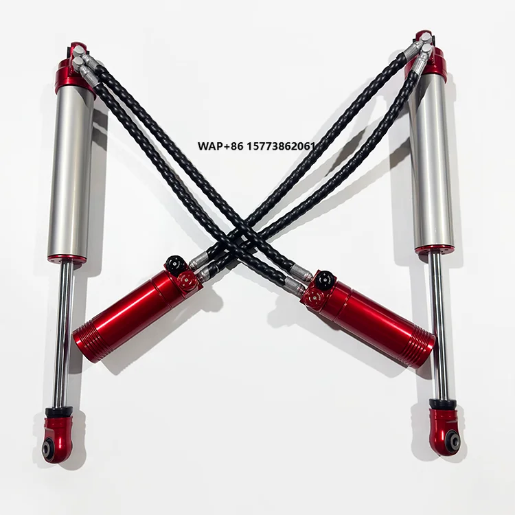 

4x4 Off-Road 2.5 Diameter Dual Oil Line 2inch RedCompression Rebound 12 Sections RED