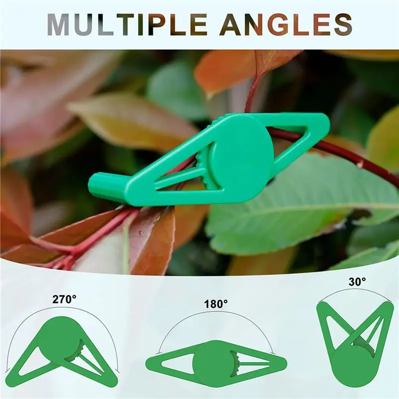 A36T-200X 360 Degree Adjustable Plant Branch Benders Low Stress Training Clips, Plant Training Clips, Plant Bender Clips
