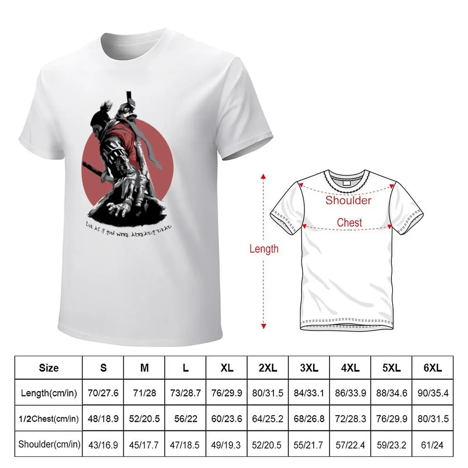 Sekiro Shadows Die Twice T-shirt customizeds oversized oversized t shirt men