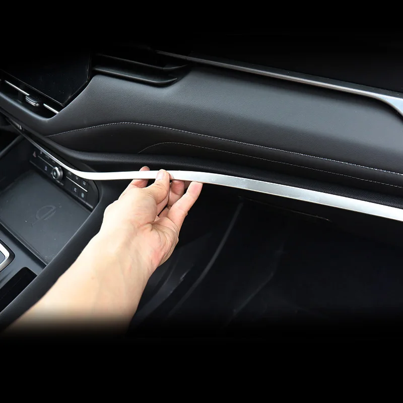 Car Center Control Edge Trim Console Bands Stickers Cover Accessories Interior Styling For Haval F7/F7X 2019 2020