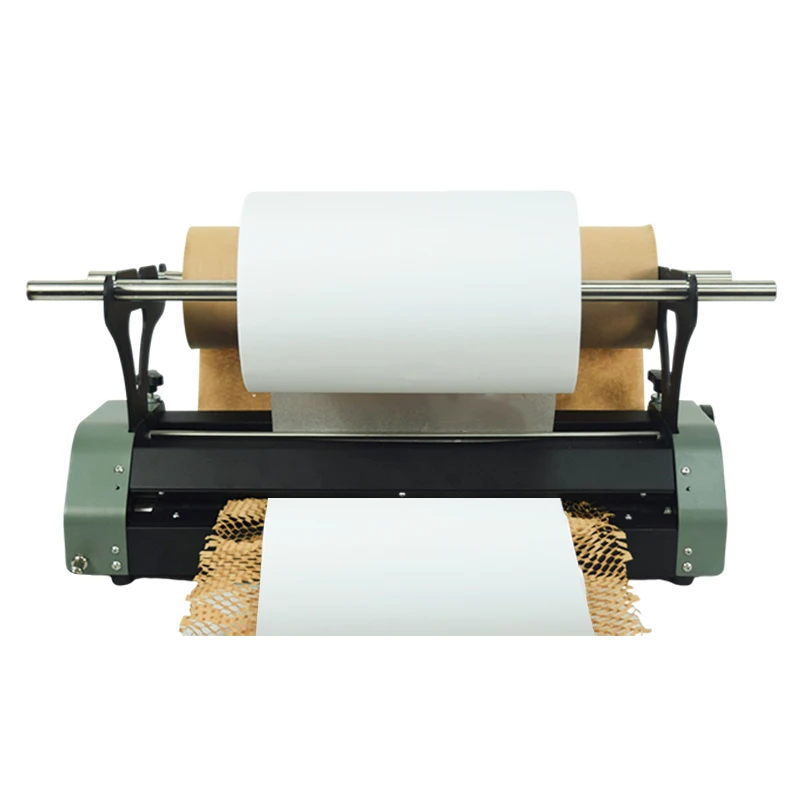 Electric Automatic Making Buffer Filling Pad Packaging Cushion Wrapping Kraft Paper Honeycomb Machine