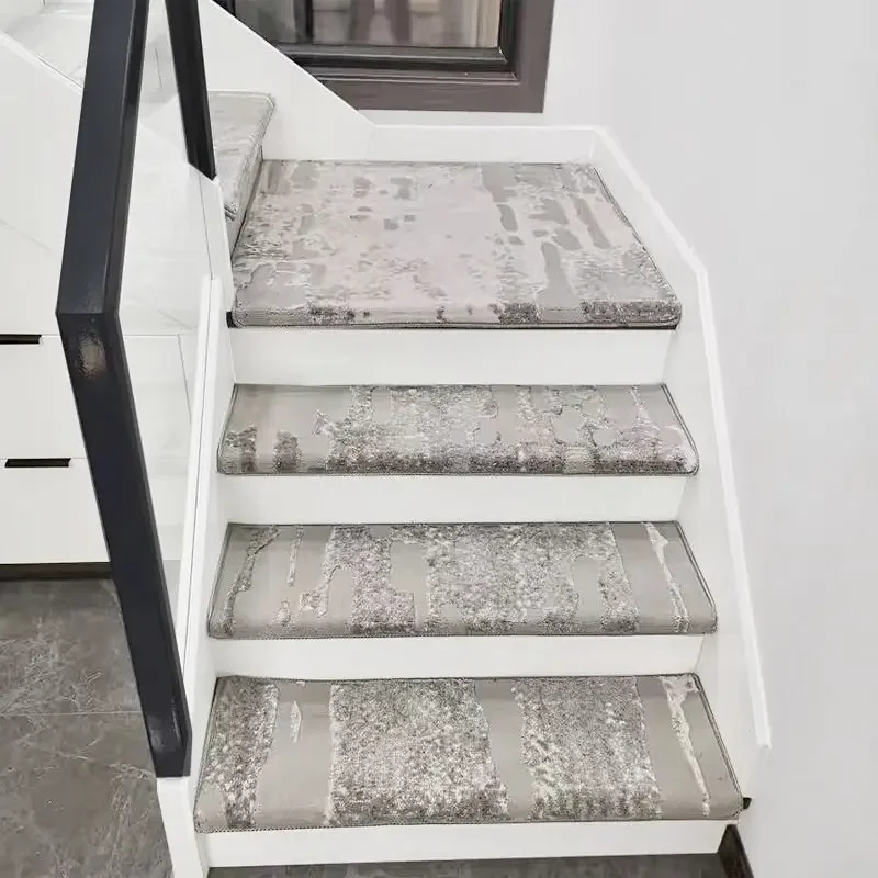 Household stair stepping mat, glue-free self-adhesive stair carpet