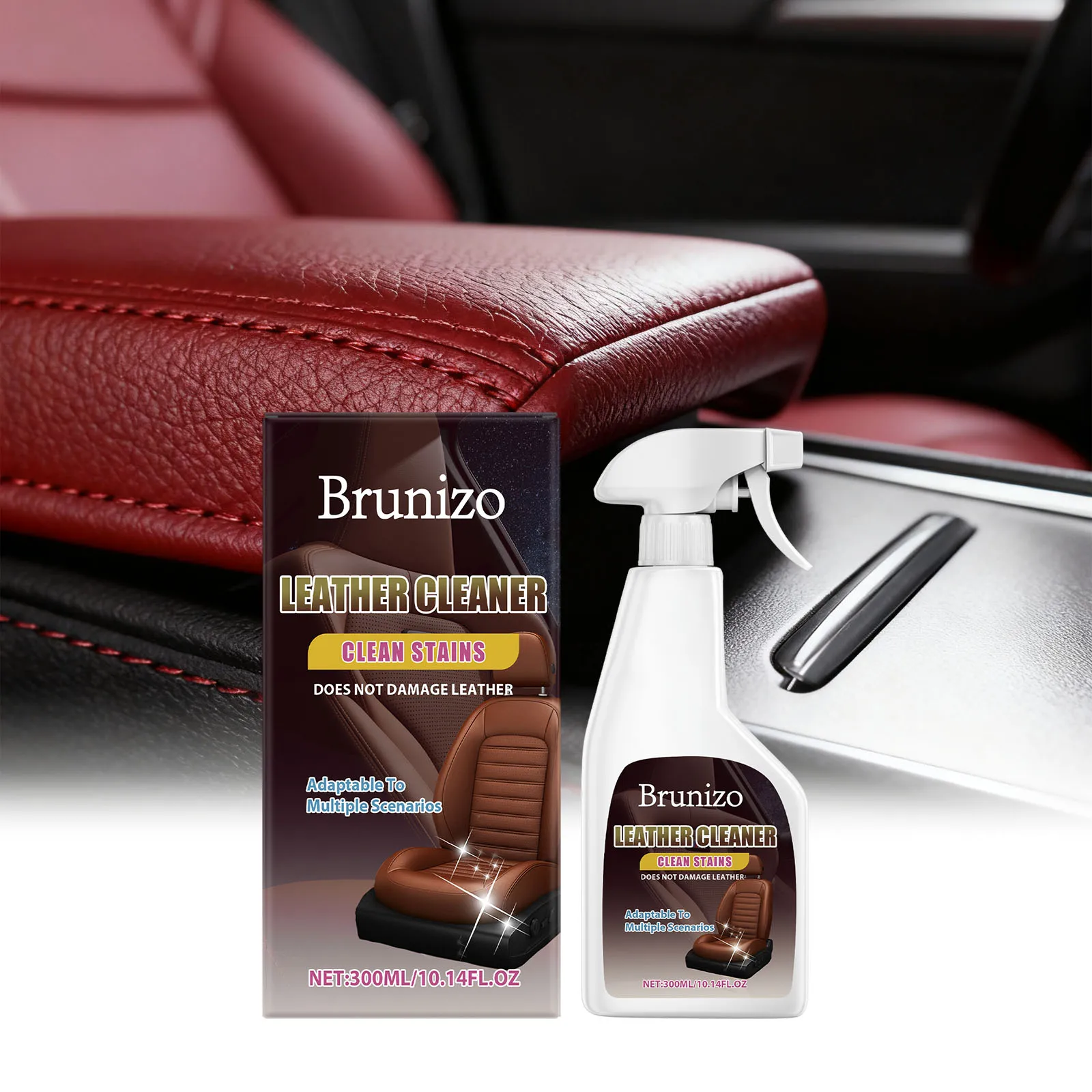 

Автоматический очиститель кожи — мягкая формула для кожаных сидений, чистки, ухода, полировки, восстановления и удаления пятен