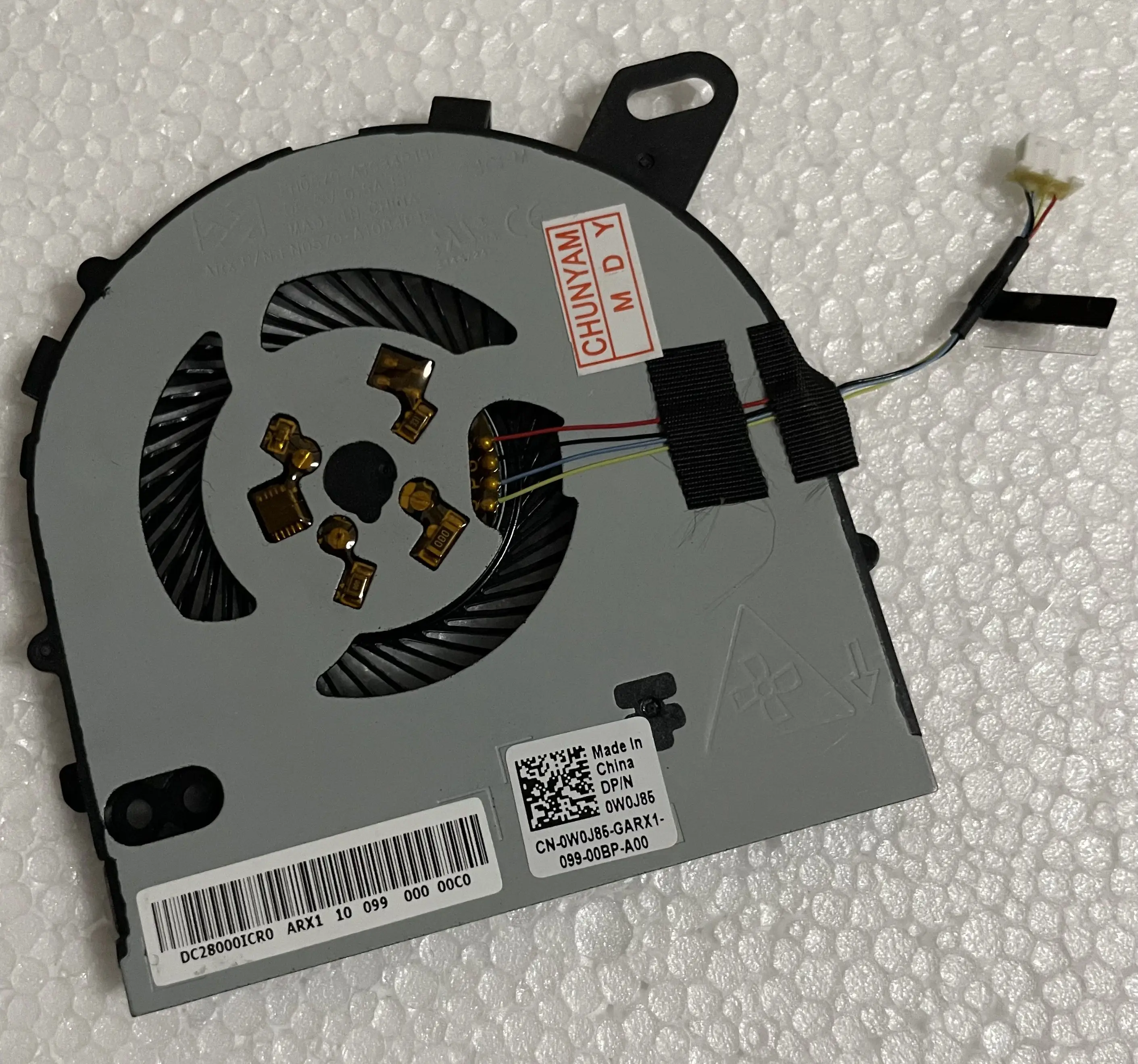 1pc NEW Cpu  cooling  fan for Dell Inspiron 15 7560 7572  Vostro 5468 5568 V5468 V5568  0W0J85 W0J85 0W0J86 W0J86 DC28000ICR0