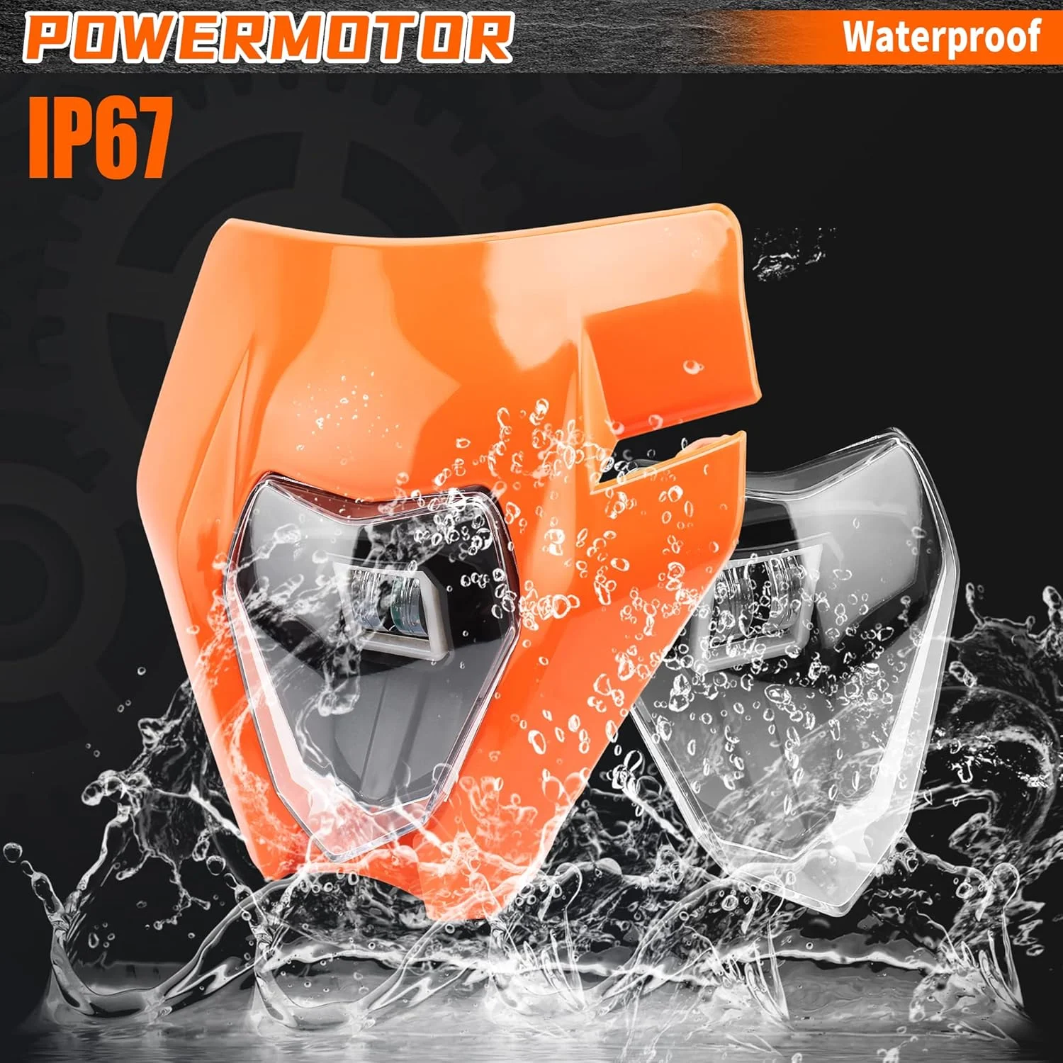 

For KTM Motorcycle LED Headlight High Low Beam DRL EXC EXCF SX SXF XC XCF XCW XCFW 125 150 250 300 350 450 530 DirtBike Headlamp