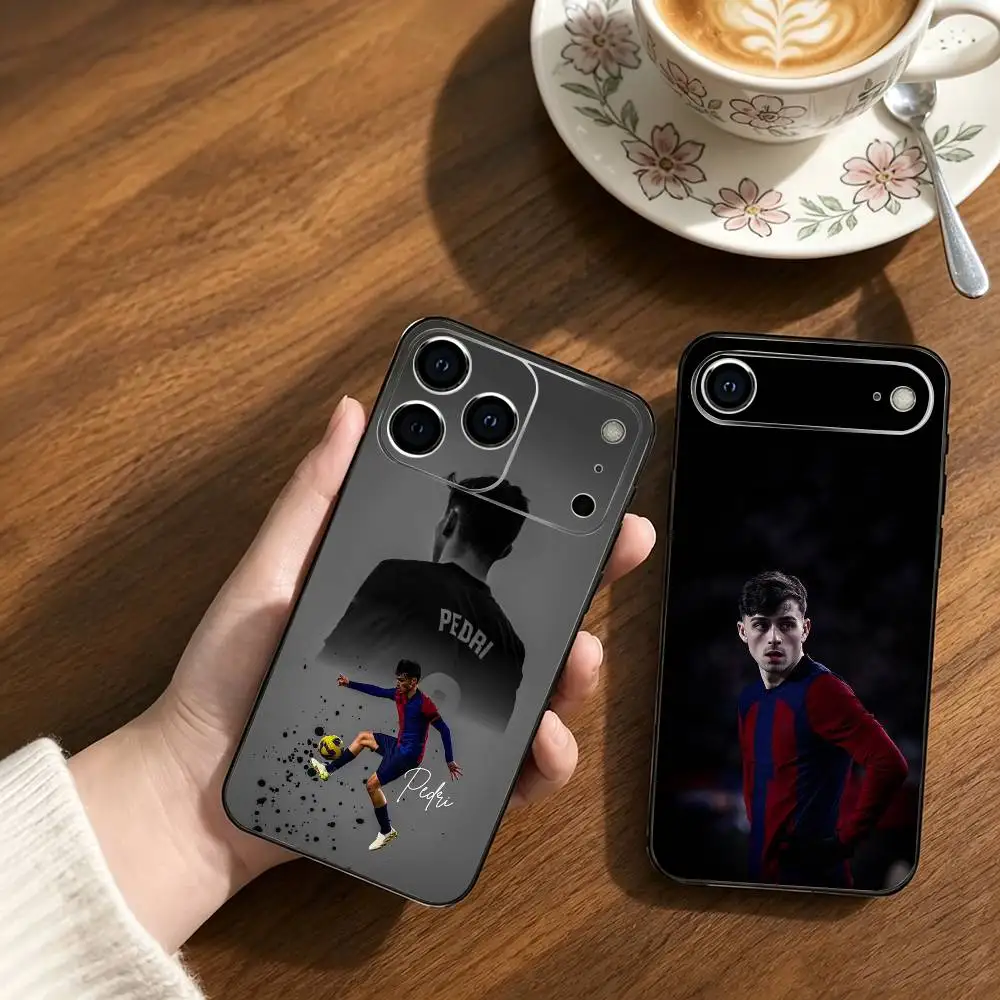 

Football star P-Pedri Soft Black Shockproof Case For IPhone 17,16,15,14,13,12,11,XS,Plus Pro Max