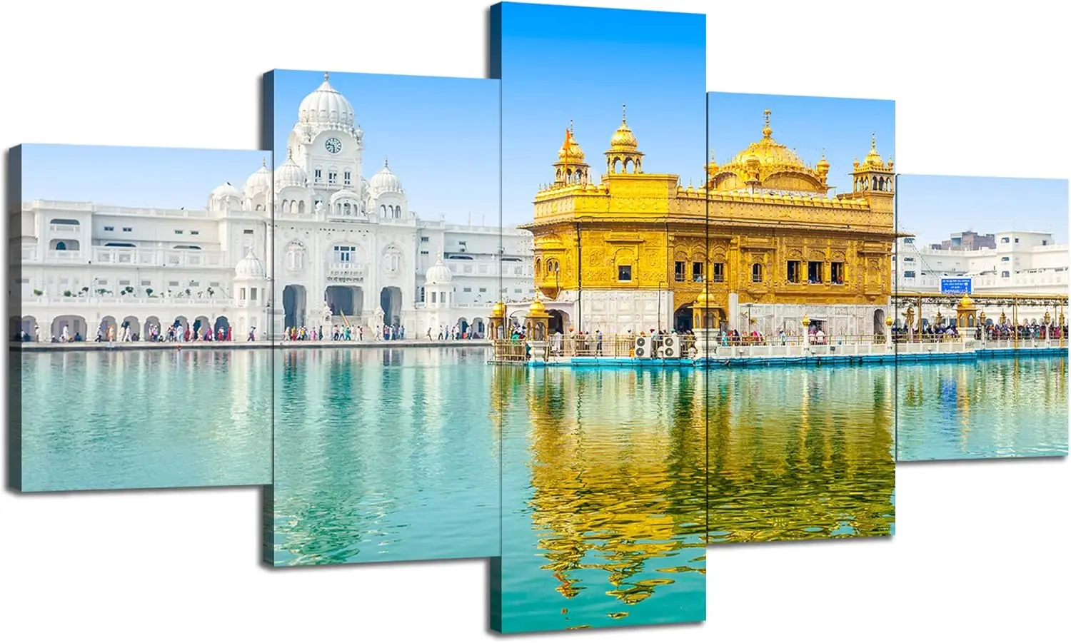 5 pcs diamond painting Golden Temple Amrisar Sikhism embroidery Painting mosaic Picture Religion full drill home decor